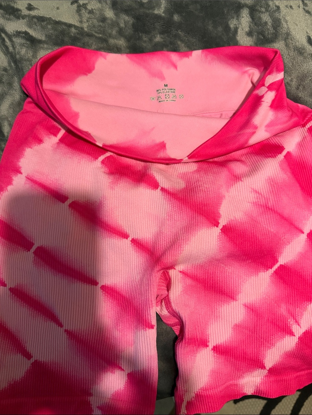 Kids Pink Tie-Dye Swim Bottoms - Brand Unspecified